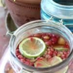 Easy recipe for raspberry lime kombucha
