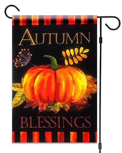 Fall Pumpkin Decorative Garden Flag