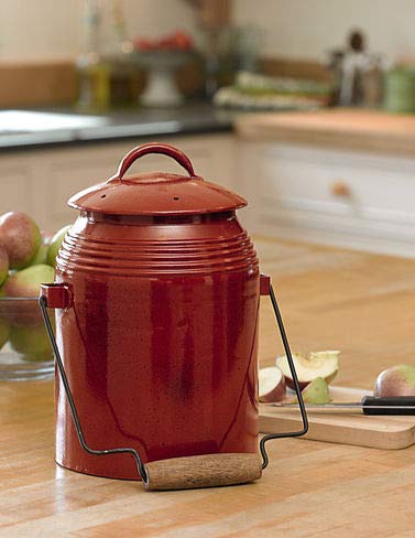 Gardener's Supply Company Rustic Farmhouse Style Kitchen Compost Crock