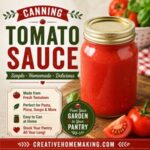 Learn how to make and preserve rich, homemade tomato sauce with this easy canning recipe. It's perfect for pasta, pizza, soups, casseroles, and countless homemade meals. A must-save recipe for anyone who loves from scratch living, canning, and preserving delicious tomato recipes all year long.