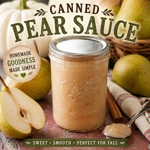 Homemade Pear Sauce Canning Recipe