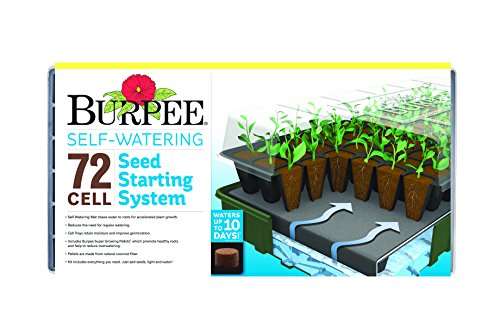 Burpee 72 Cell Self Watering Seed Starting Kit