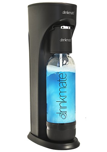 Drinkmate Beverage Carbonation Maker with 3 oz Test Cylinder, Matte Black