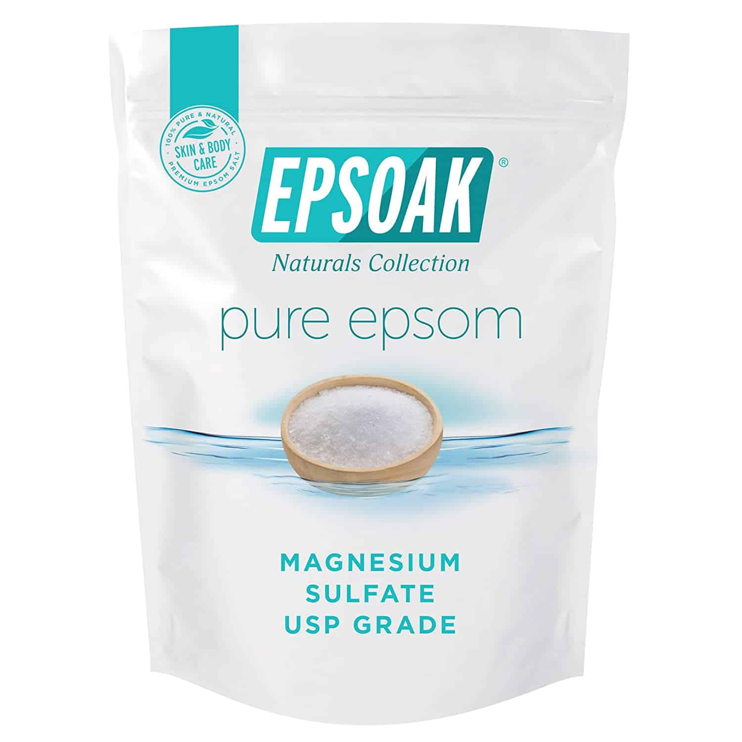 Roll over image to zoom in Epsoak Epsom Salt - 2 lbs. USP Magnesium Sulfate