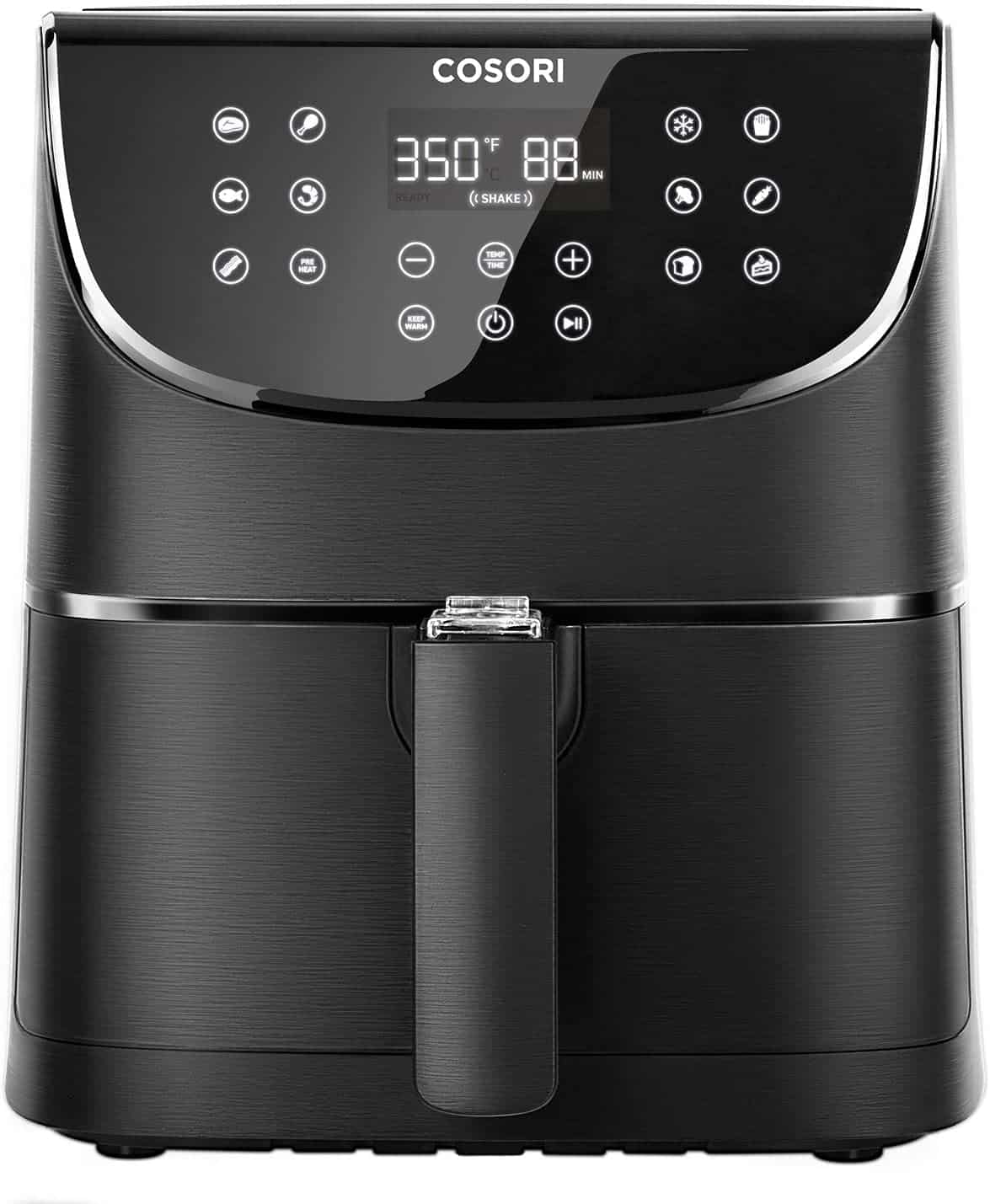 COSORI Air Fryer,Max XL 5.8 Quart,1700-Watt Electric Hot Air Fryers Oven & Oilless Cooker for Roasting,LED Digital Touchscreen with 11 Presets,Nonstick Basket,ETL Listed(100 Recipes)