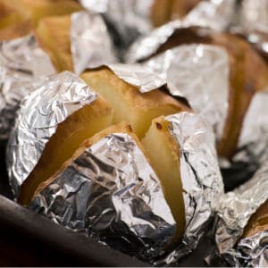 Easy tips for reheating a baked potato in the microwave, oven, in an air fryer, on the grill, and more!