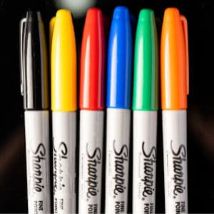 Easy DIY tips for removing sharpie or permanent marker from plastic.