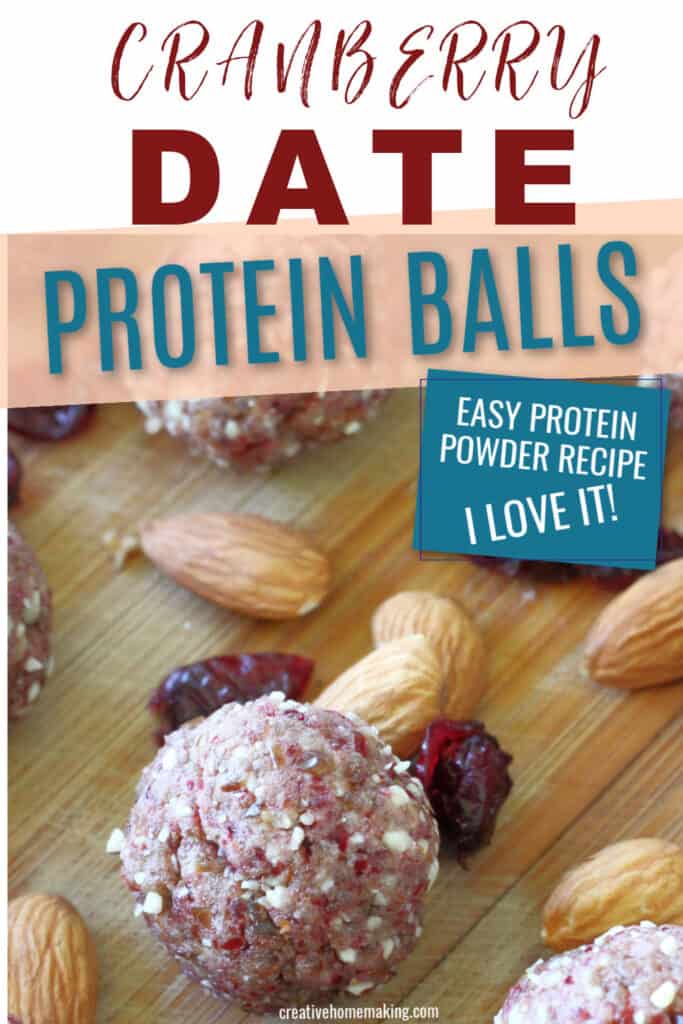 These easy no bake cranberry date protein balls are easy to make and provide instant energy between meals and before exercise workouts.