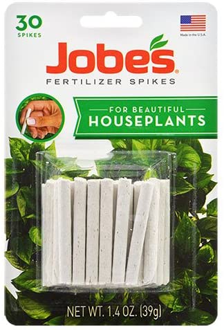 Jobe's Indoor Beautiful Houseplants Fertilizer Food Spikes - 30 Pack