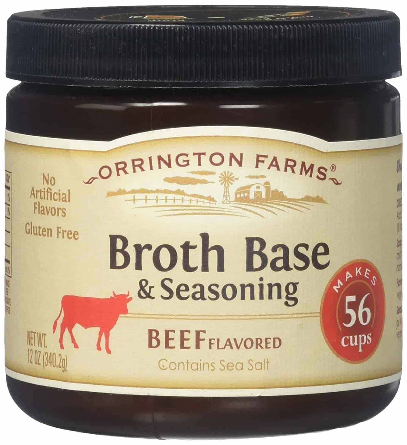 Orrington Farms Beef Flavored Broth Base & Seasoning, 12 Ounce