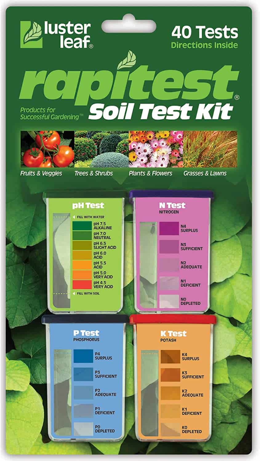 Rapitest Test Kit for Soil pH, Nitrogen, Phosphorous and Potash