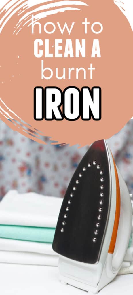 The best DIY tips on how to clean a burnt iron. I would have never thought of using a Magic Eraser!