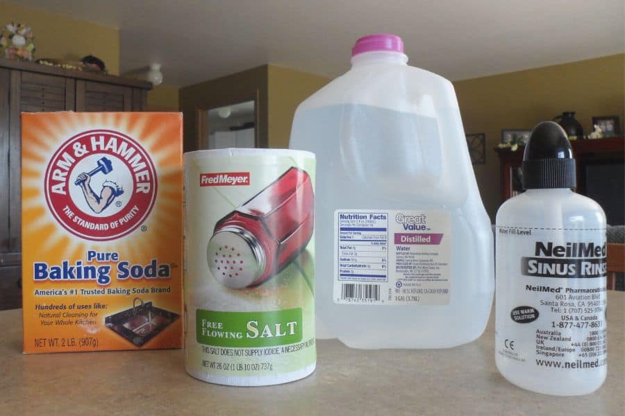 Easy homemade sinus rinse solution that is as effective as store bought.