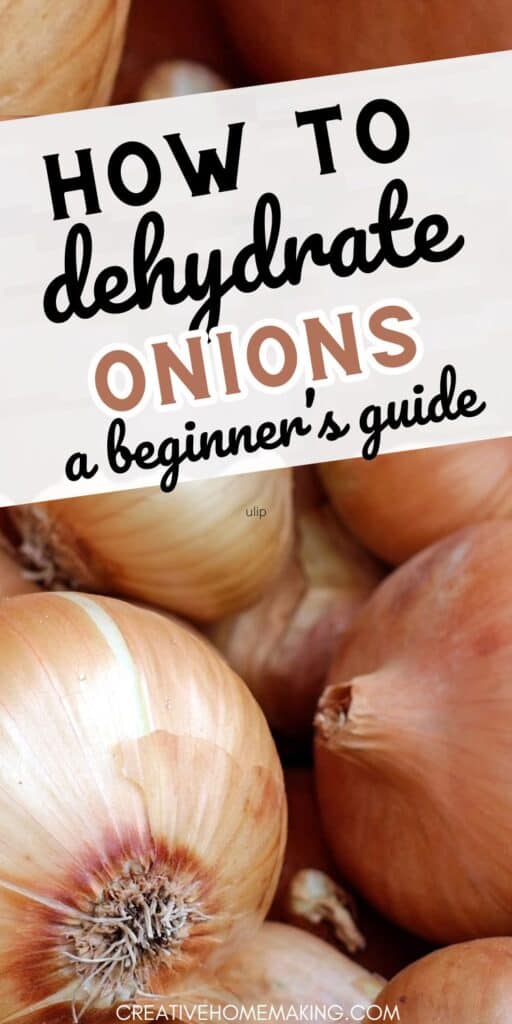 Learn how to easily dehydrate onions at home with this simple step-by-step guide. Dehydrated onions are a versatile ingredient to have on hand for cooking, and they're great for adding flavor to soups, stews, and more. Follow these instructions to preserve your onions and have them ready to use whenever you need them!