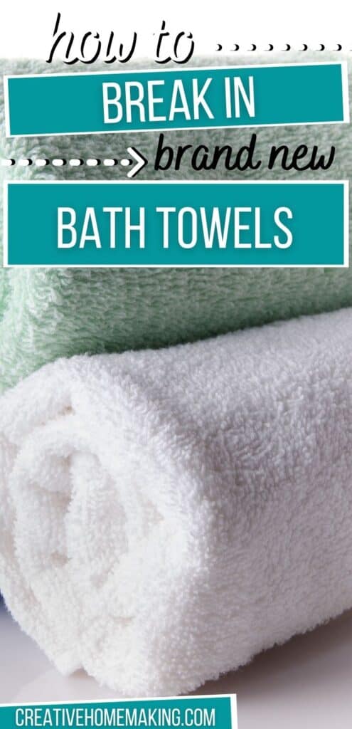 You might be wondering if breaking in new towels is actually a thing, but it is. These handy tips will break in new towels quickly and easily.