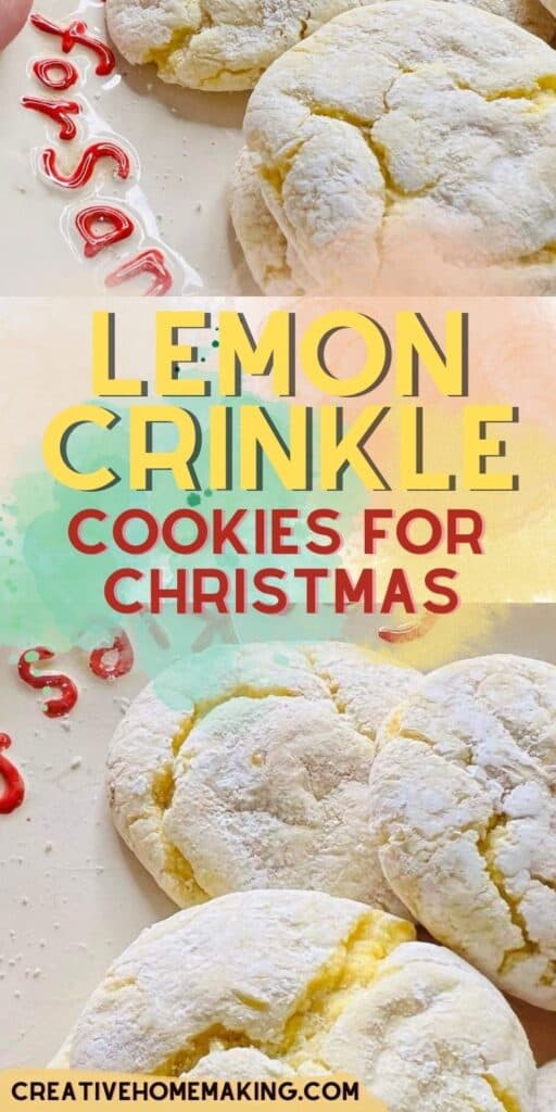 lemon snowflake cookies