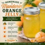 Bright, sweet, and full of citrus flavor, this homemade mandarin orange jelly recipe is a delicious addition to your pantry. Learn how to make and can mandarin jelly for toast, biscuits, English muffins, and more.