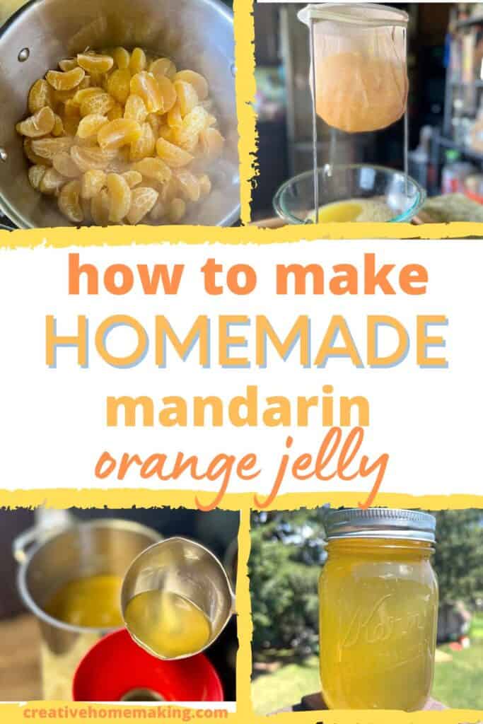 Easy recipe for making orange jelly