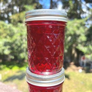 Easy recipe for canning strawberry jelly from fresh strawberries.