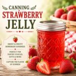 Learn how to make homemade strawberry jelly with this easy canning recipe. Sweet, bright, and bursting with fresh strawberry flavor, this pantry staple is perfect on toast, biscuits, and English muffins.