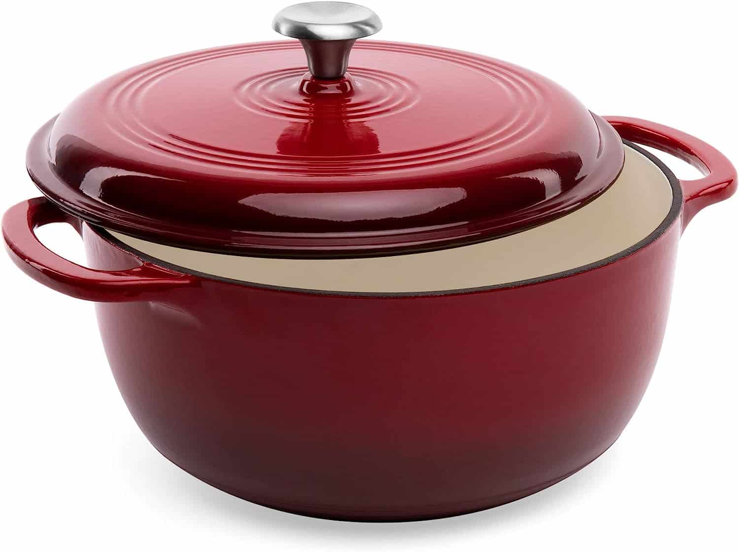 Best Choice Products 6qt Ceramic Non-Stick Heavy-Duty Cast Iron Dutch Oven w/Enamel Coating