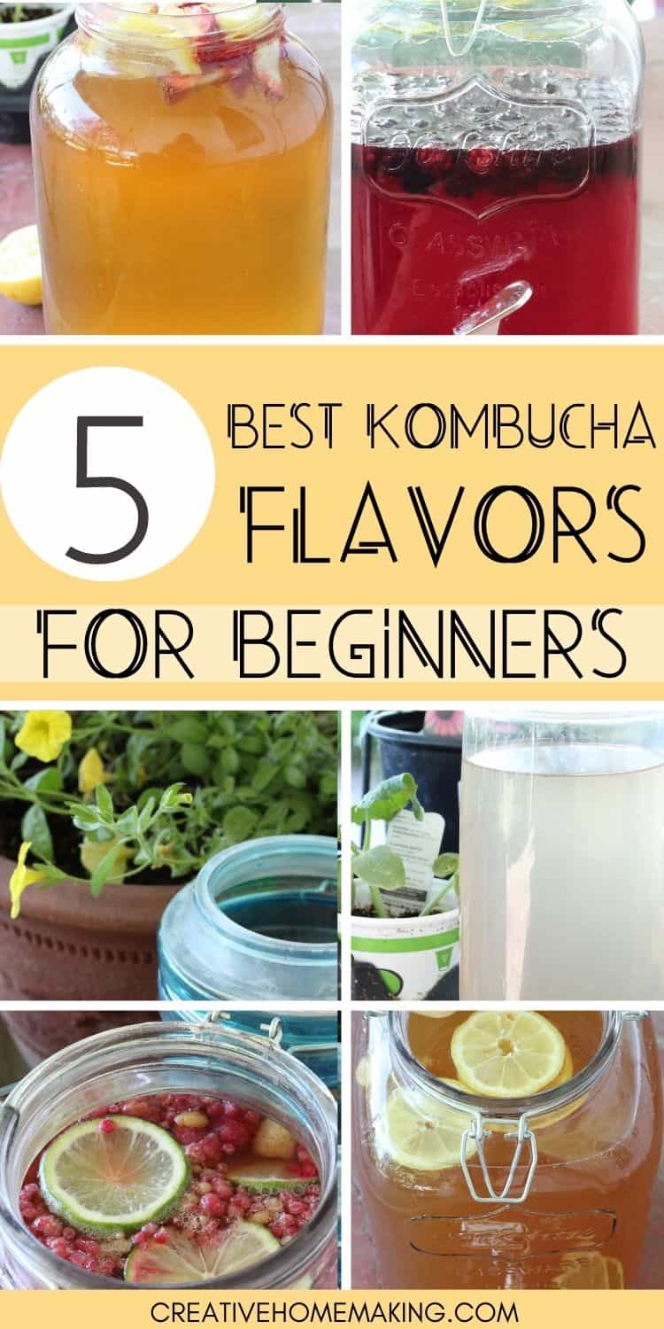 5 Best Kombucha Flavors for Beginners - Creative Homemaking