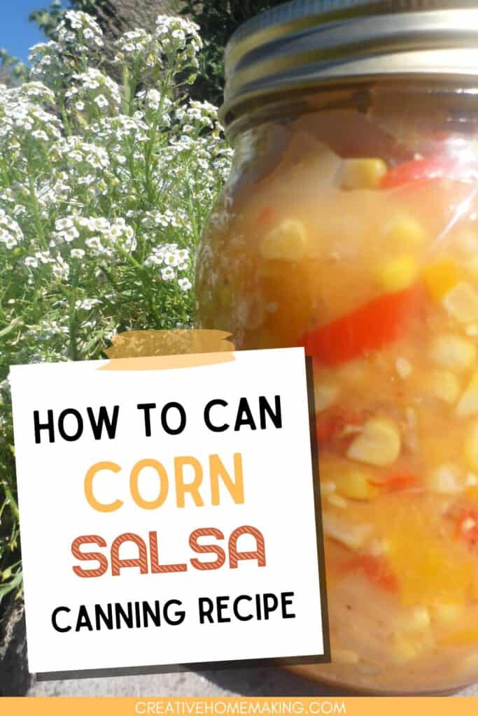 My favorite recipe for canning corn salsa.