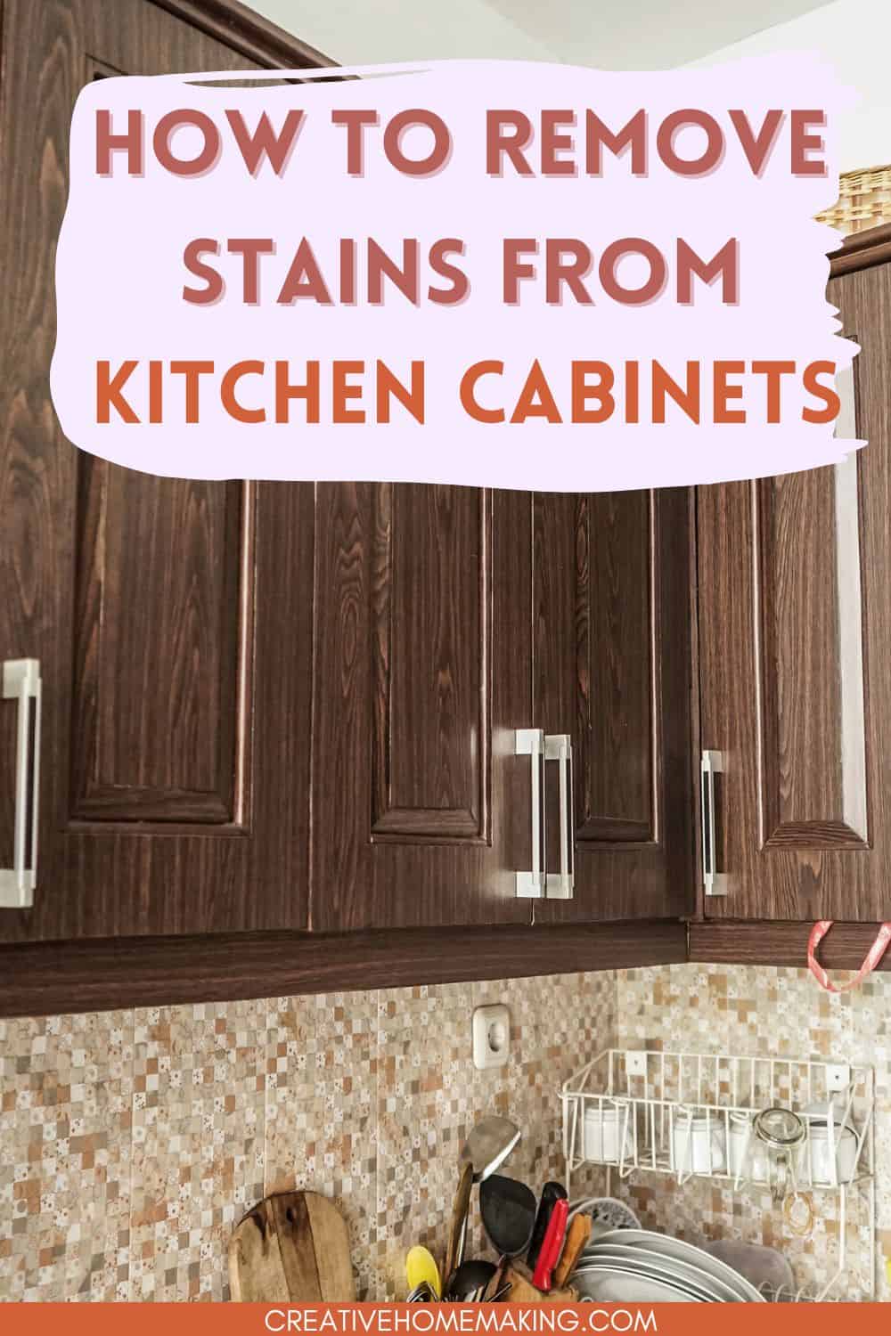 How to Easily Clean Sticky Wood Kitchen Creative Homemaking