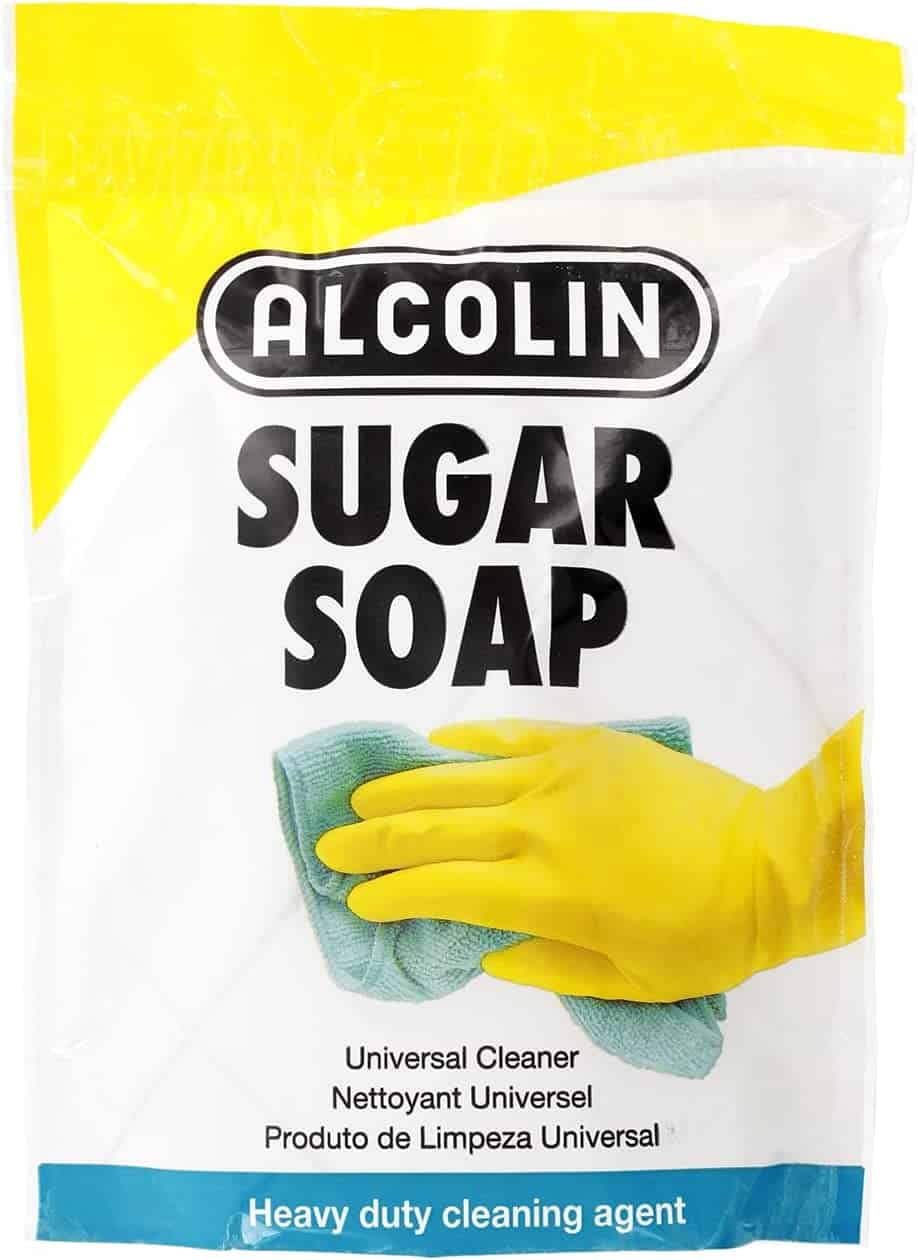 Alcolin SUGAR SOAP 500 grams is a strong Non flammable detergent cleaner for cleaning of previously painted surfaces