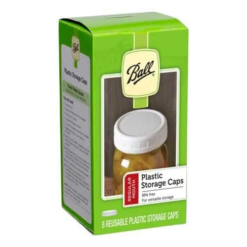 Ball Regular Mouth Jar Storage Caps Set of 8