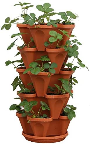 5-Tier Strawberry Planter Pot, 5 Pots