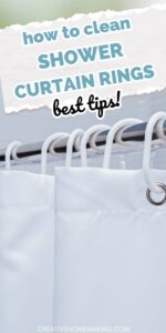 How to Clean Shower Curtain Rings - Creative Homemaking