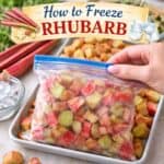 Learn how to freeze fresh rhubarb the easy way so you can enjoy it year-round. Simple prep tips, storage methods, and the best way to keep rhubarb fresh for pies, crisps, jams, and desserts.