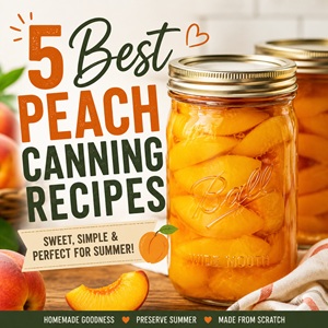 From sweet peach jam to savory peach salsa, these are some of the best recipes for canning peaches at home. Perfect for gardeners, homesteaders, and anyone who loves simple homemade living and from scratch living. Fill your pantry with homemade peach goodness this summer.