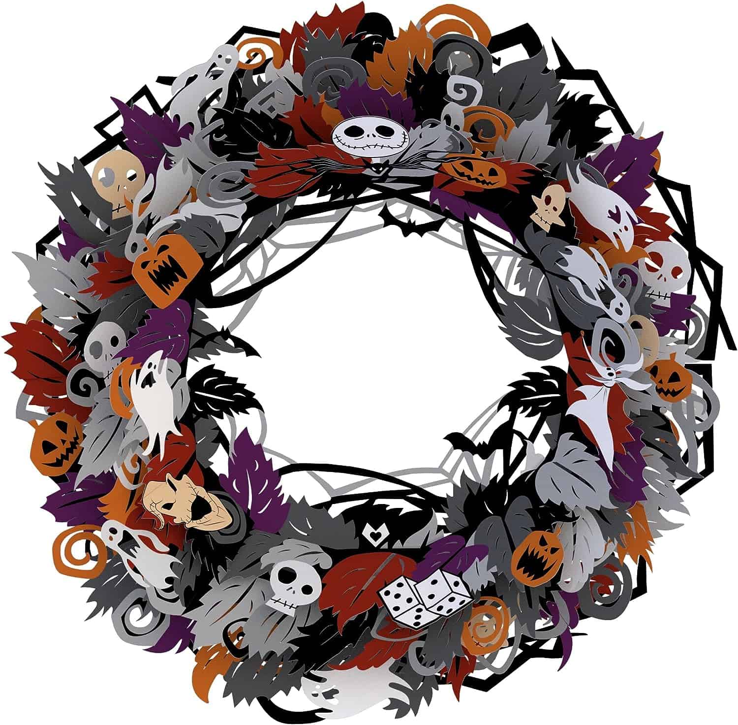 Tim Burton's The Nightmare Before Christmas Halloween Wreath