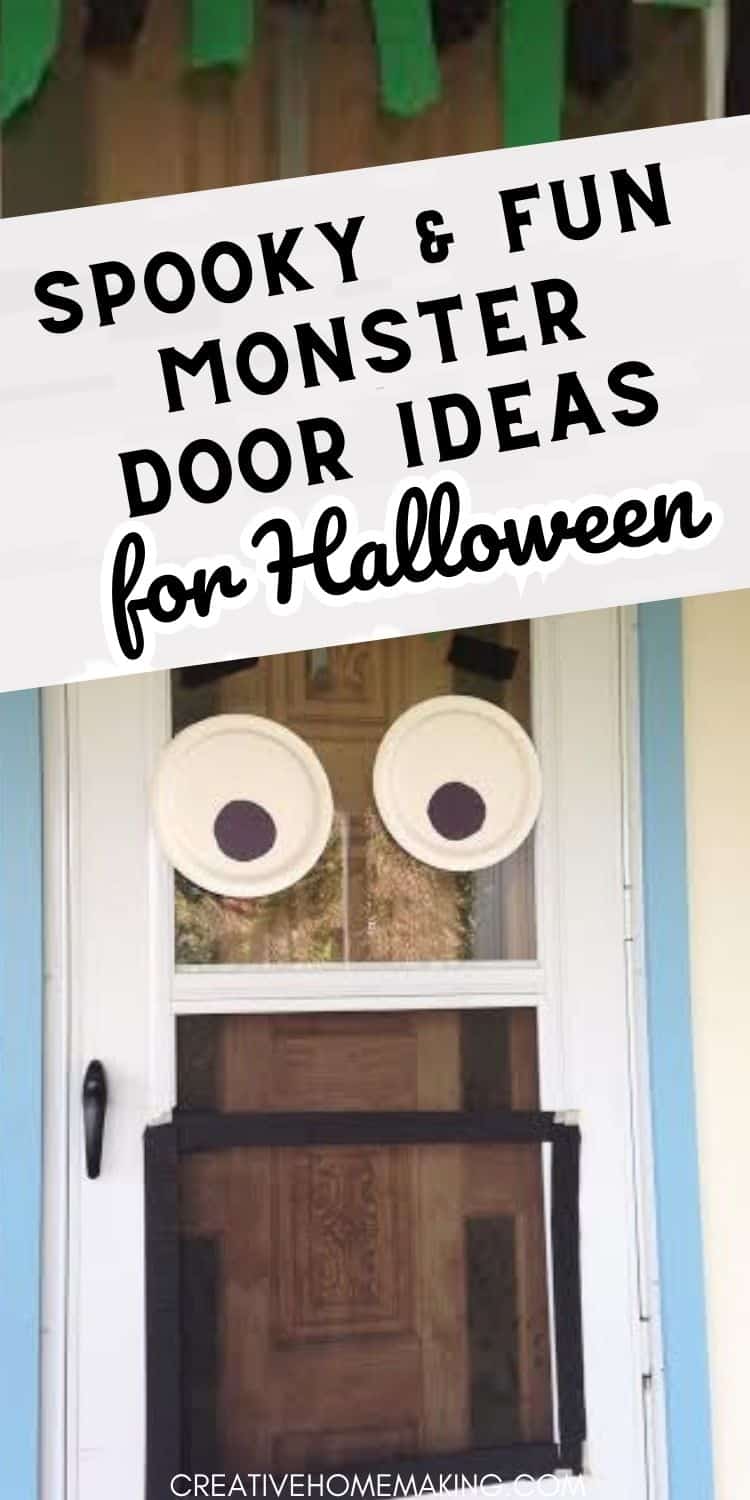 How To Make A Halloween Paper Bag Door Monster - HomeJelly