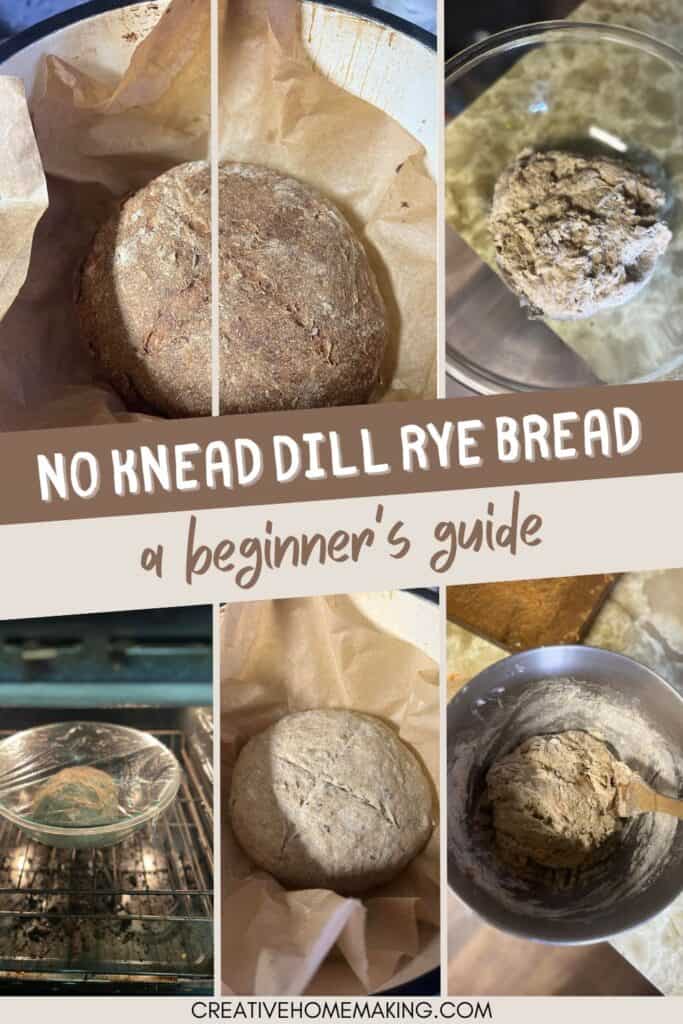 Indulge in the flavor of freshly baked dill rye bread without the hassle of kneading. Our no-knead dill rye bread recipe is easy and delicious. With just a few simple ingredients, you can enjoy a homemade loaf of bread that's perfect for sandwiches, toast, or just as a snack. Try our recipe today and taste the difference!