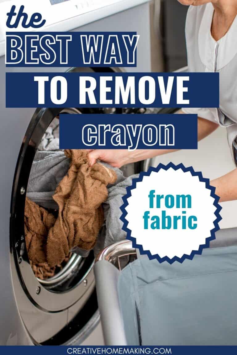 How to Remove Crayon from Fabric Quick and Easy Solutions Creative