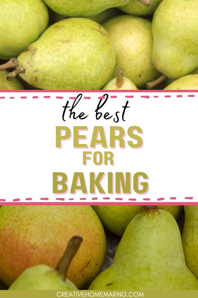 Looking for the perfect pears for your next baking project? Look no further! Our guide to the best pears for baking has got you covered. Discover the different varieties of pears and their unique flavor profiles, and get ready to impress your friends and family with your delicious pear creations.