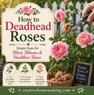 Learn how to deadhead roses the right way for bigger blooms, healthier plants, and nonstop flowers. Easy cottage garden rose care tips for beginners.