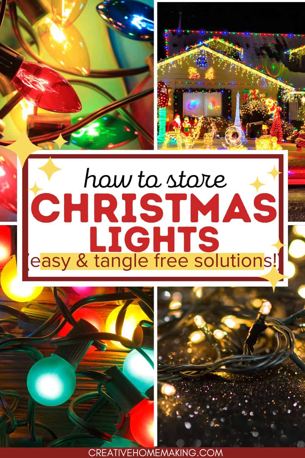 How to Store Christmas Lights: Easy and Tangle-Free Solutions - Creative  Homemaking