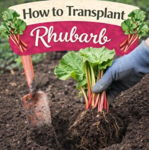 Learn how to transplant rhubarb the right way for healthier plants and bigger harvests. Includes when to move rhubarb, growing tips, and easy garden ideas.