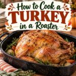 Learn how to cook a turkey in a roasting pan for a delicious, golden-brown centerpiece for your holiday table. These helpful tips make roasting a turkey easier for Thanksgiving, Christmas dinner, or any special family gathering. Save this easy turkey roasting guide for the holidays!