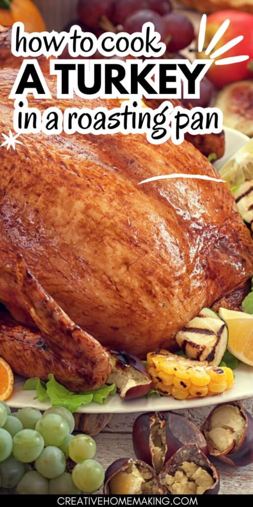 Discover the secrets to cooking a succulent and golden-brown roasted turkey with our simple roasting pan method. Your family will love this classic holiday dish!