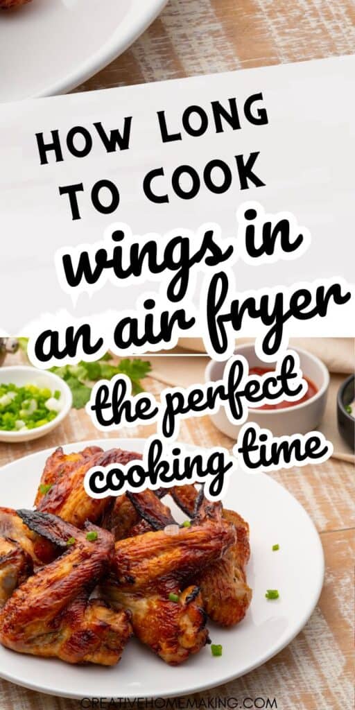Achieve crispy perfection with our air fryer chicken wings recipe! Discover the ideal cooking time for tender, flavorful wings.