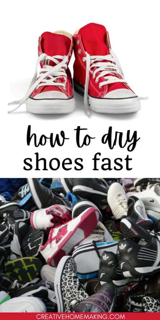 Speed up the drying process for your wet shoes with these clever tips and tricks.