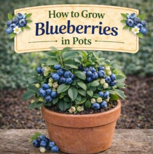 Learn how to grow blueberries in pots with this easy container gardening guide. Perfect for small spaces, patios, and beginner gardeners.