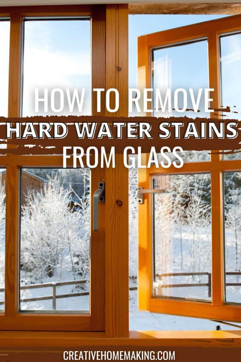 How to Remove Hard Water Stains from Glass A Comprehensive Guide