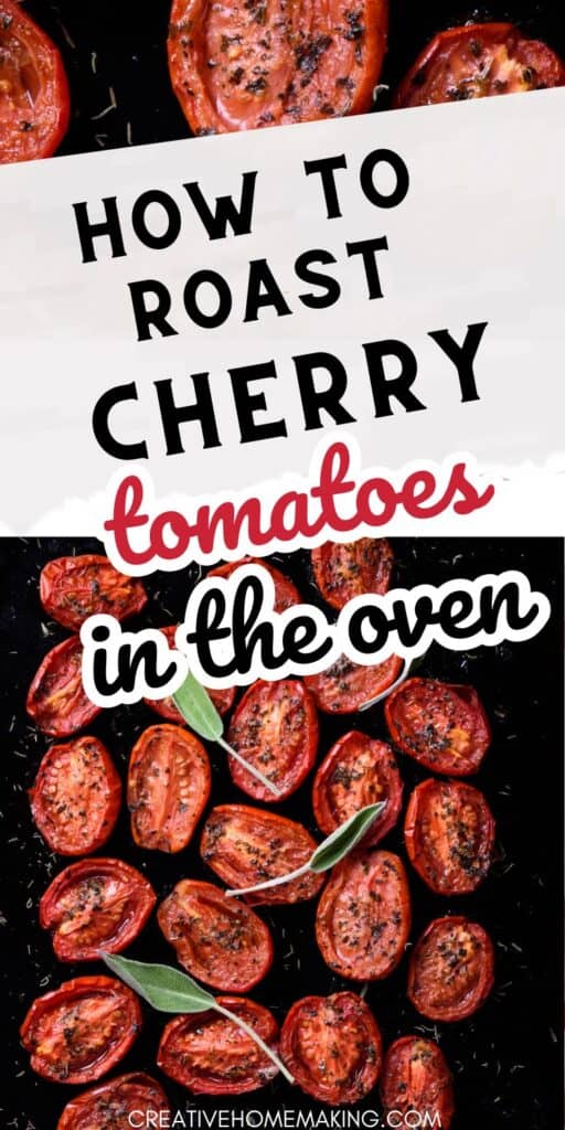 Discover the secret to perfectly roasted cherry tomatoes with this easy oven method! Drizzled with olive oil, seasoned with herbs, and roasted to perfection, these tomatoes make a mouthwatering addition to any meal. Get ready to elevate your culinary creations with this delightful recipe!