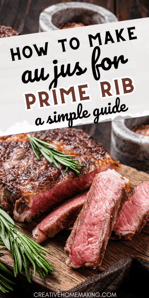 Master the art of making au jus for prime rib with our step-by-step guide. Discover the secret to achieving a perfectly balanced and savory jus that will take your prime rib to the next level.